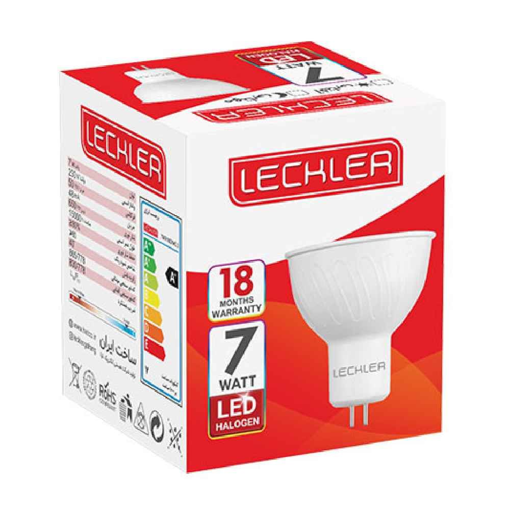 لامپ هالوژنی تولیدی ال ای دی 7 وات مهتابی لکلر