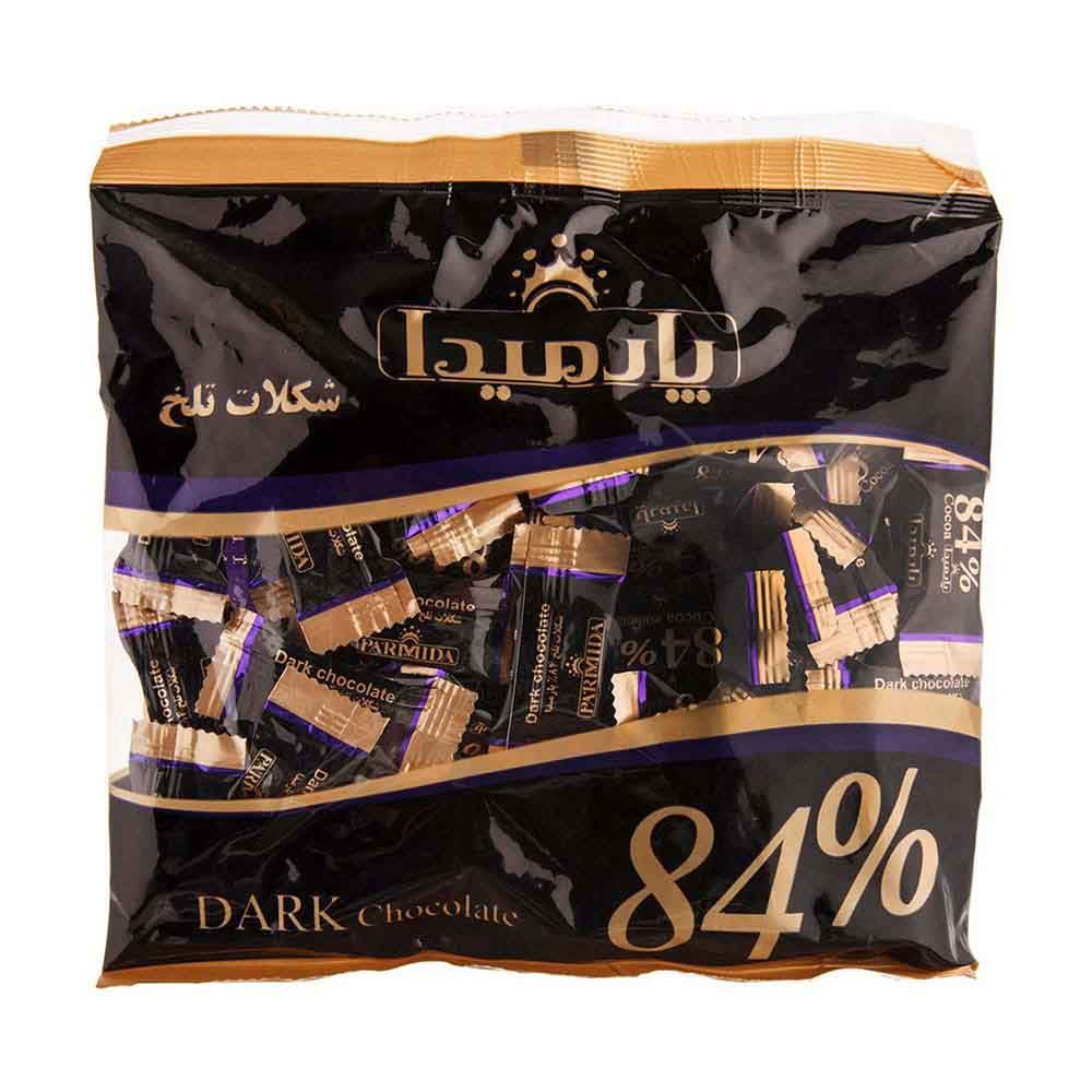 شکلات پاکتی 84 درصد تلخ 220 گرمی پارمیدا